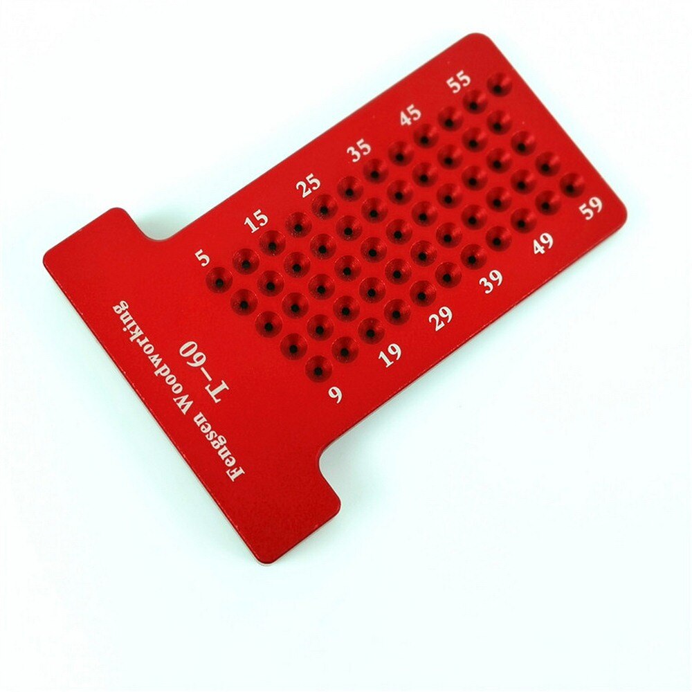 3 in 1 Pocket Hole Jig Kit 8/10/15 Drilling Dowelling Jig Set Woodworking Carpentry Dowel Drilling Guide Locator Woodwork Tool: Red