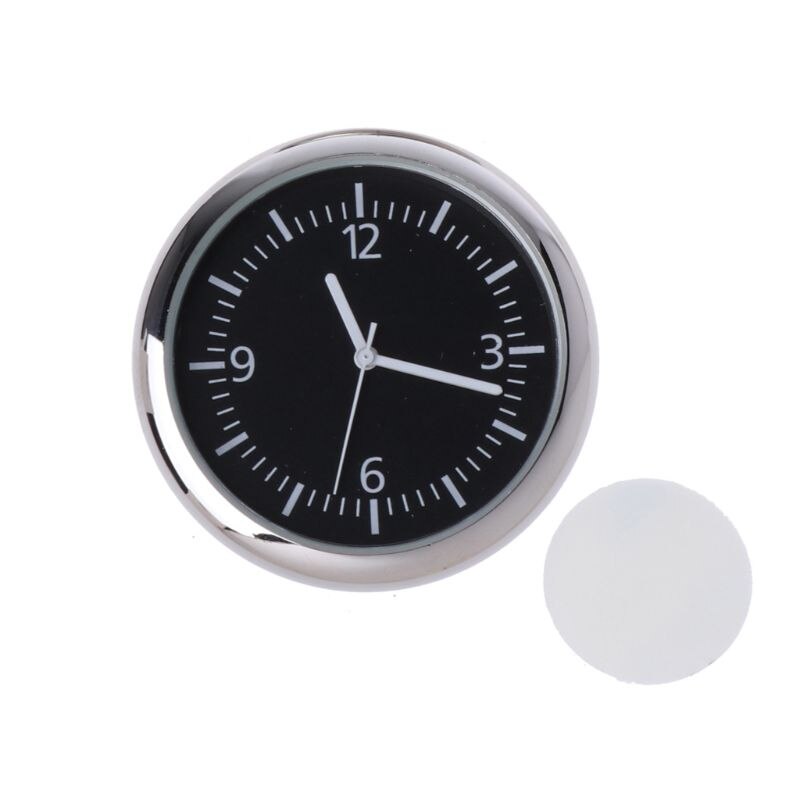 Auto Decoratie Elektronische Meter Auto Klok Uurwerk Auto Interieur Ornament Automobiles Sticker Horloge Interieur In Auto Accessoires: Black