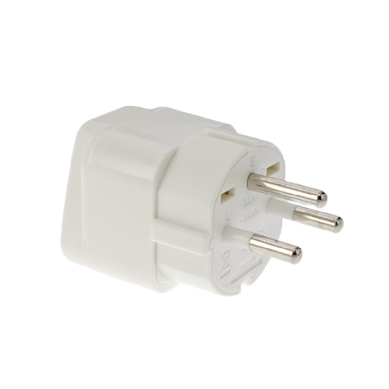 Israel stecker Adapter konverter eu uns uk deutsch franch russland indien nach israelisch Universal- reise Adapter 3Stift stecker netzteil: WEISS