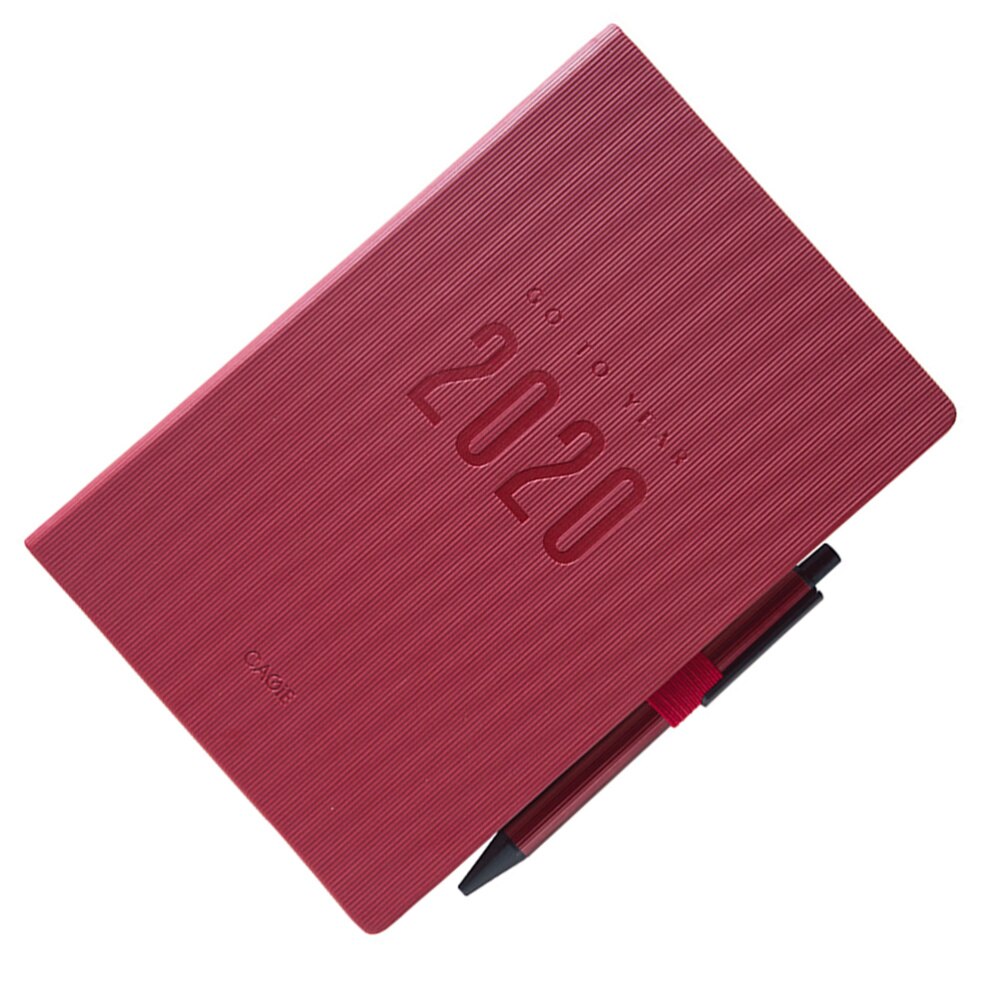 1Pcs A5 Planner Efficiency Agenda Schedule Notebooks Diary Stationery for School Office(Black)