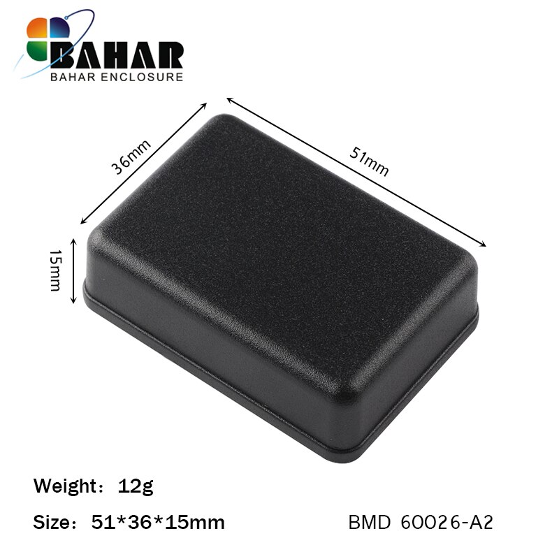 Bahar Desk-top elektronica plastic ABS 10 stuks behuizing van Bahar Enclosure51 * 38*15mm BMD60026