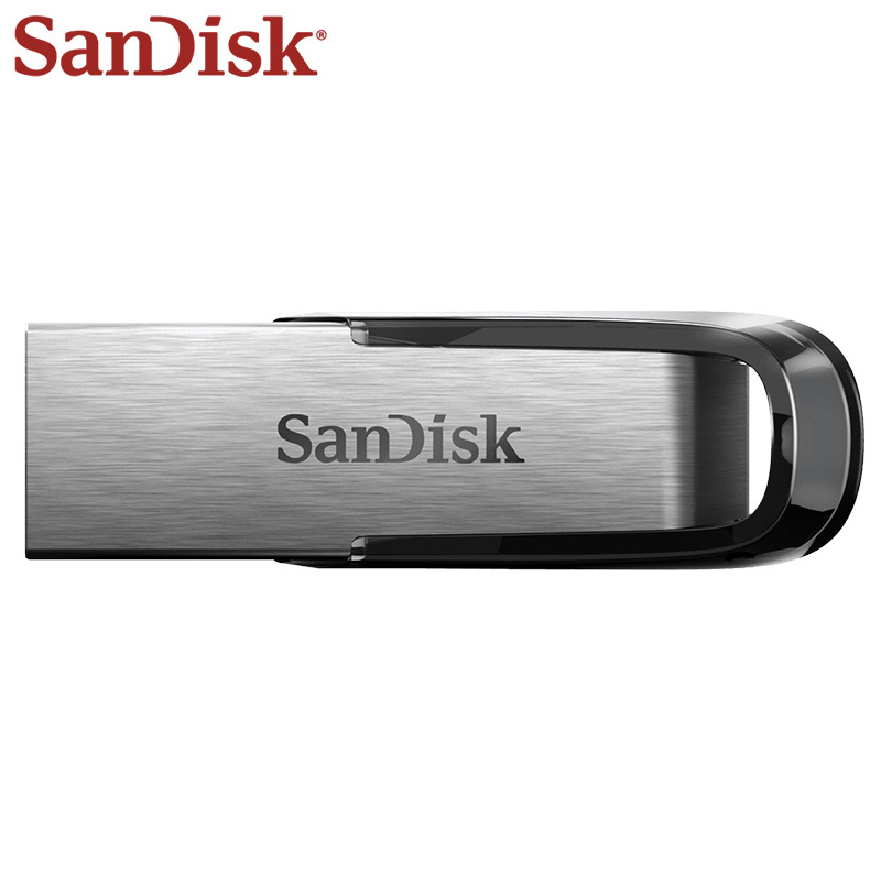 Dysk flash sandisk ultra flair usb 3.0,  cz73 szybkie pamięci usb 16gb 32gb 64gb 128gb 256gb 512gb, dysk u do komputera pc: Czarny / 32 gb