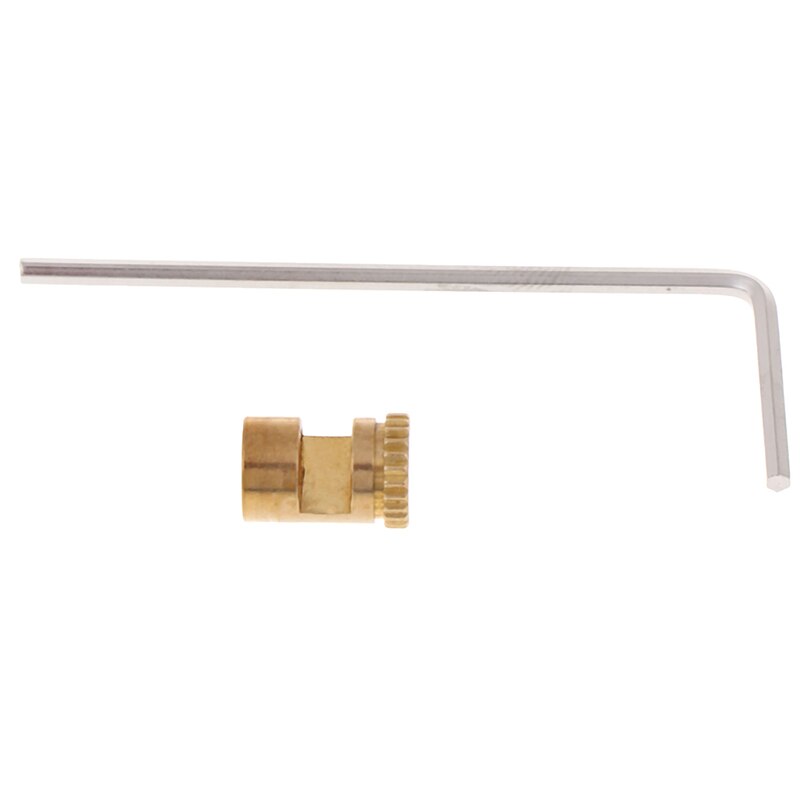 Brass Knife Push Button Plate 3mm Knife Pusher Nail Screw Push Tool