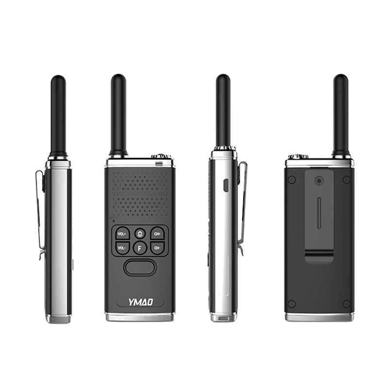 YMAO-walkie-talkie portátil uhf PMR446 PRS462, comunicador de Radio ham potente, linterna, transceptor HF, 2 uds.