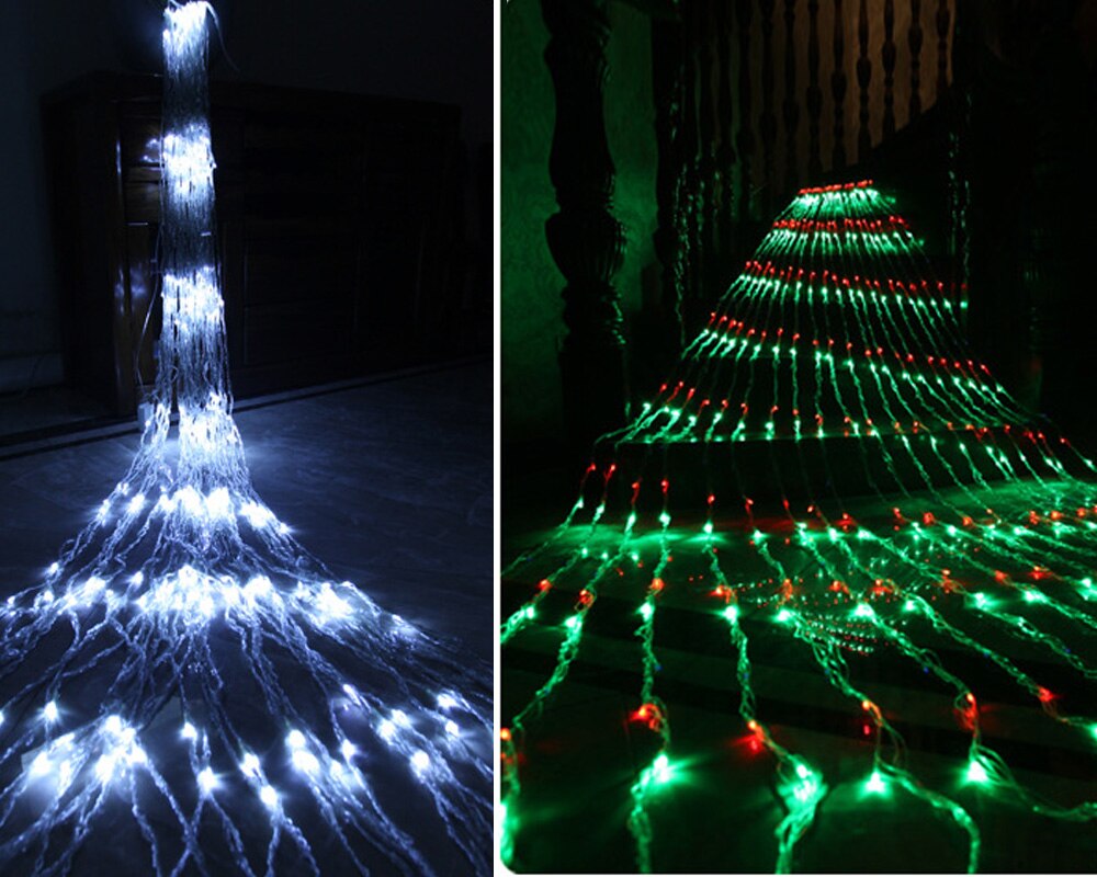 year decor Festoon led light Waterfall Meteor Shower Rain String Light led Decorative lights for home on the window