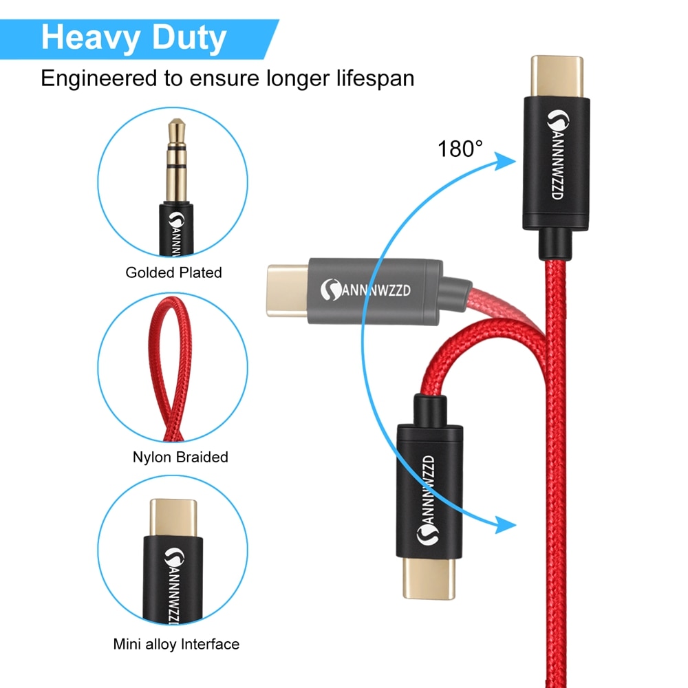 Usb Type C Male Aux Audio Kabel 3.5 Mm Jack Male Luidspreker Kabel Voor Hoofdtelefoon Aux Koord Voor xiaomi Huawei Samsung