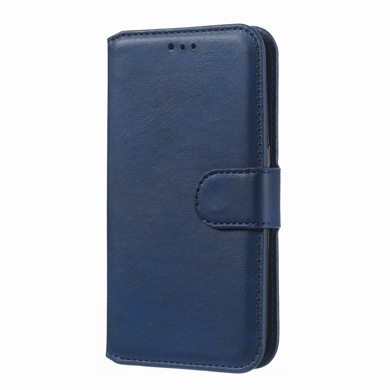 Case For Samsung Galaxy J1 Phone Cases Cover Leather Wallet Flip Coque For Samsung J120 Cover Vintage Business Shell Men: Blue Case