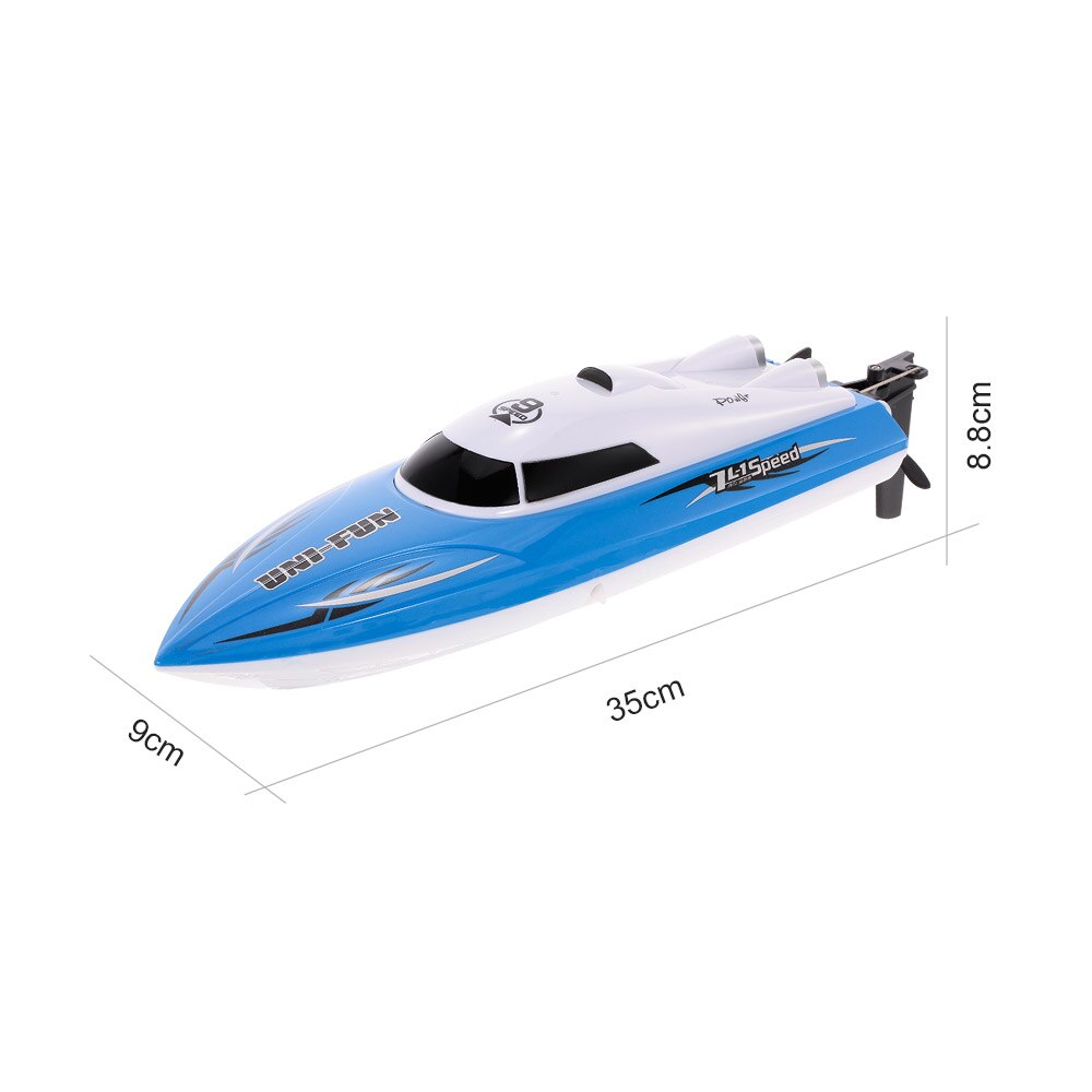 Goolsky RC juguetes para niños RC barco Anti-vuelco lancha motora de control remoto RC de los niños 2,4 GHz 25 km/h