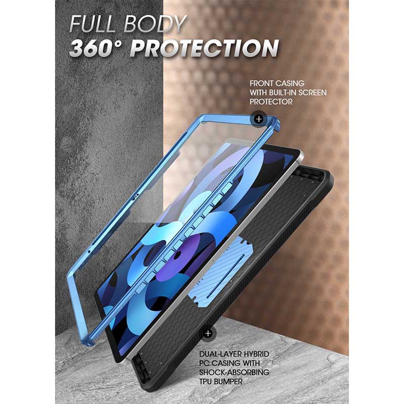 For iPad 10.9" ) / iPad 11" ) Case SUPCASE UB PRO with Built-in Screen Protector & Kickstand Protective Tablet Case