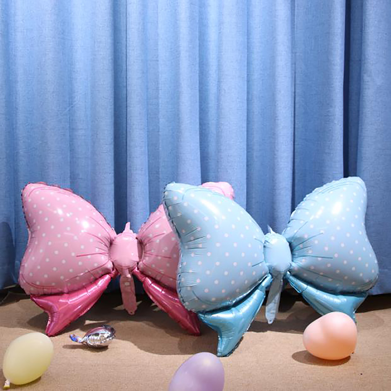 Strikvormig thema folie matte strik kinderverjaardagsfeest decoratie grote vlinderballon fotorekwisieten jubileum evenement decoratie