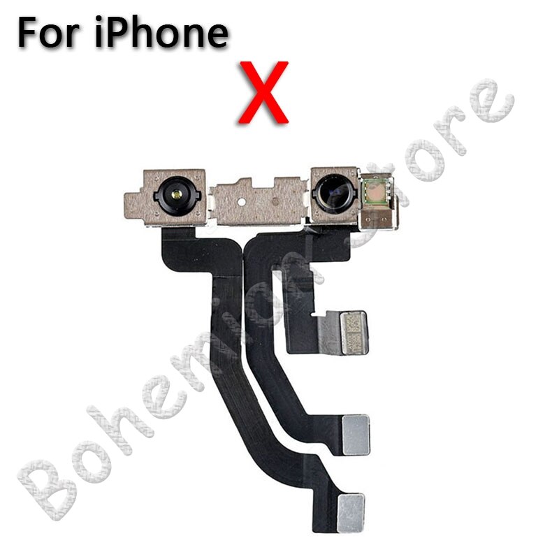 Aiinant 100% Originele Voor Iphone Xs Max Xr X 7 8 Plus Proximity Sensor Kleine Facing Front Camera Lint Flex kabel Geen Gezicht Id: For iPhone X