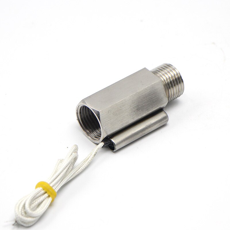 110V 1/2&quot; Liquid Water Flow Sensor Switch Male Thread Ports Metal Shell ZFS-03S