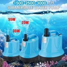 25/40/55W Dompelpomp Aquarium Fish Pond Tank Uitloop Marin Temperatuurregeling Schoon