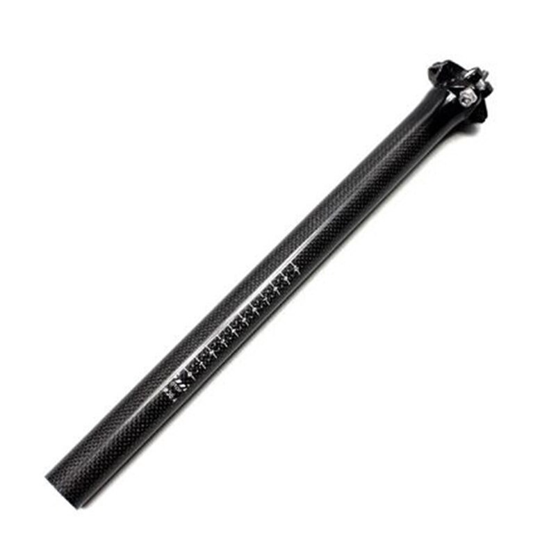 Carbon Fiber Bike Seatpost 30.4 x 400mm Bicycle Seat Tube 3K Glossy Road/Mtb Cycling Carbon Seat: Default Title