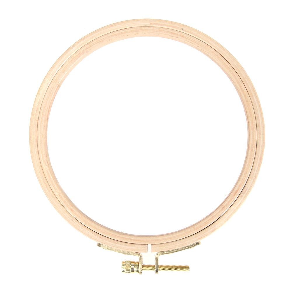 7.5 -28 cm bok gör-det-själv trä korsstygn ram handarbete båge ring hand broderi maskin verktyg sömnad handgjorda trä hantverk: 15.5cm