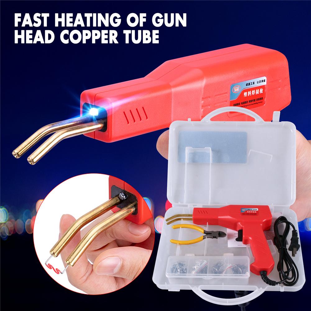 50w Portable Plastic Welding Machine Garage Tool Nail Machine Stapler Pvc Repair Machine Car Bumper Repair Welding Tool
