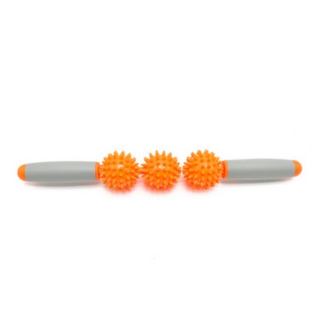 Eckzahn Muskel Zervikale Faszie Entspannung Massage Stock Taille Rolle Bein Yoga Wolf Zahn Igel Ball Arm rollen: Orange