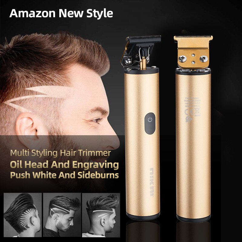 Men Hair Cutting Machine Beard Trimmer Barber Hair Cut Electric Hair Clipper Rechargeable Shaver