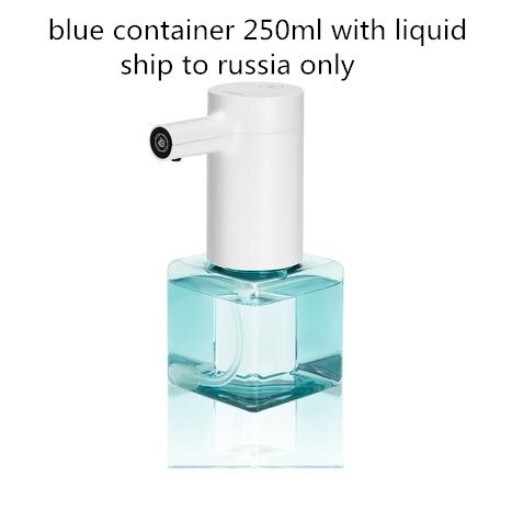 Xiaomi Eco-System Brand Lebath Auto Induction Foam Soap Dispenser Hand Washer 1500mah Battery Charge 450/250ML Capacity PK MiniJ: liquid blue 250ml