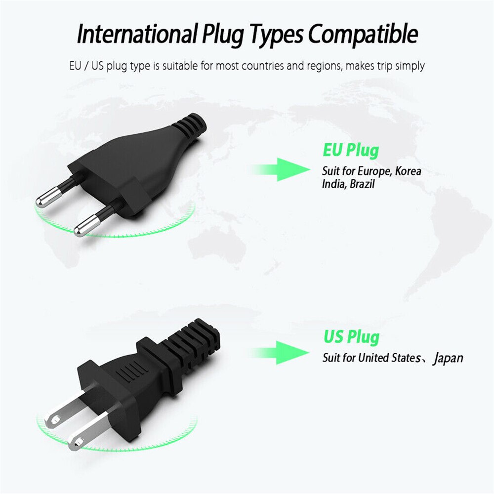 5 portas usb carregador hub display led multi usb estação de carregamento doca universal do telefone móvel desktop parede casa reino unido da ue plugue