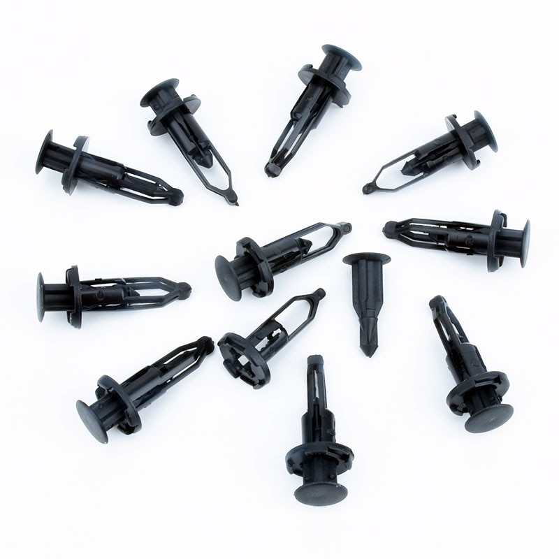 20Pcs Auto Fasteners For Toyota Corolla Rav4 Avensis Auris Fender Clips Bumper Rivets Black Plastic Car Door Trim Retainer