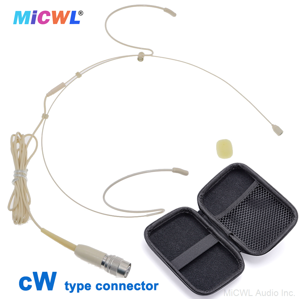 Beżowy HM200 ukryty Mini mikrofon z podwójnym zestaw słuchawkowy dla Shure Sennheiser AKG MiPro Audio-Technica Wirelss etui z suwakiem z paskiem: zgniły zielony