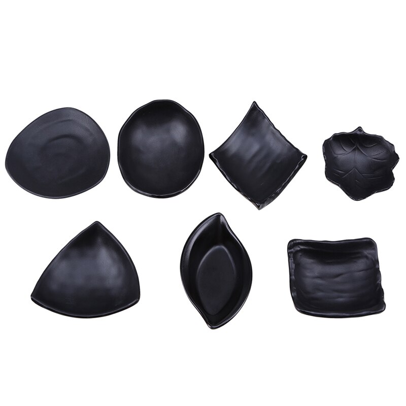 Assiette plastique, assaisonnement Sauce plat tasse vaisselle petit plat assiette Snack beurre moutarde Sushi vinaigre soja plats de cuisine 1 pièce