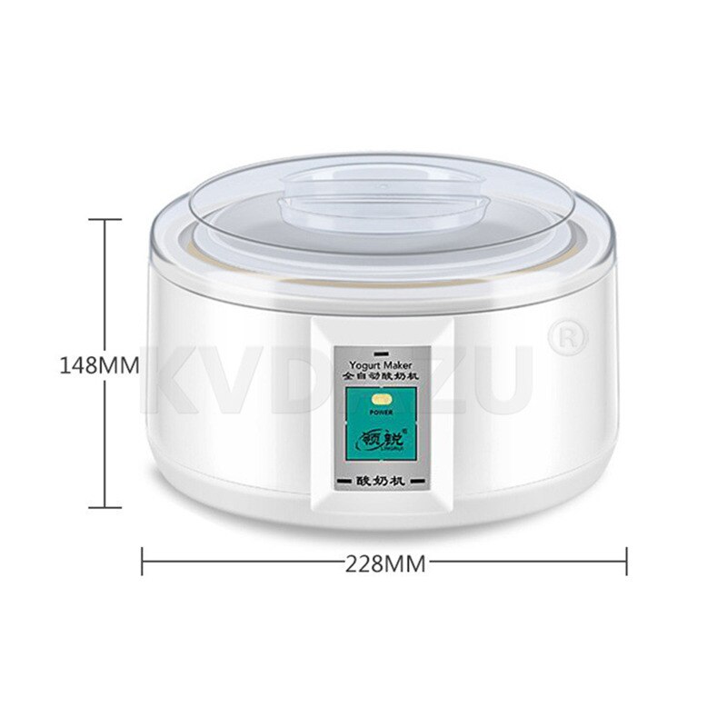 Electric Yogurt Maker Stainless Steel Liner Automatic Mini Yogurt Machine cups for yogurt kitchen appliances DIY Tool Kithchen