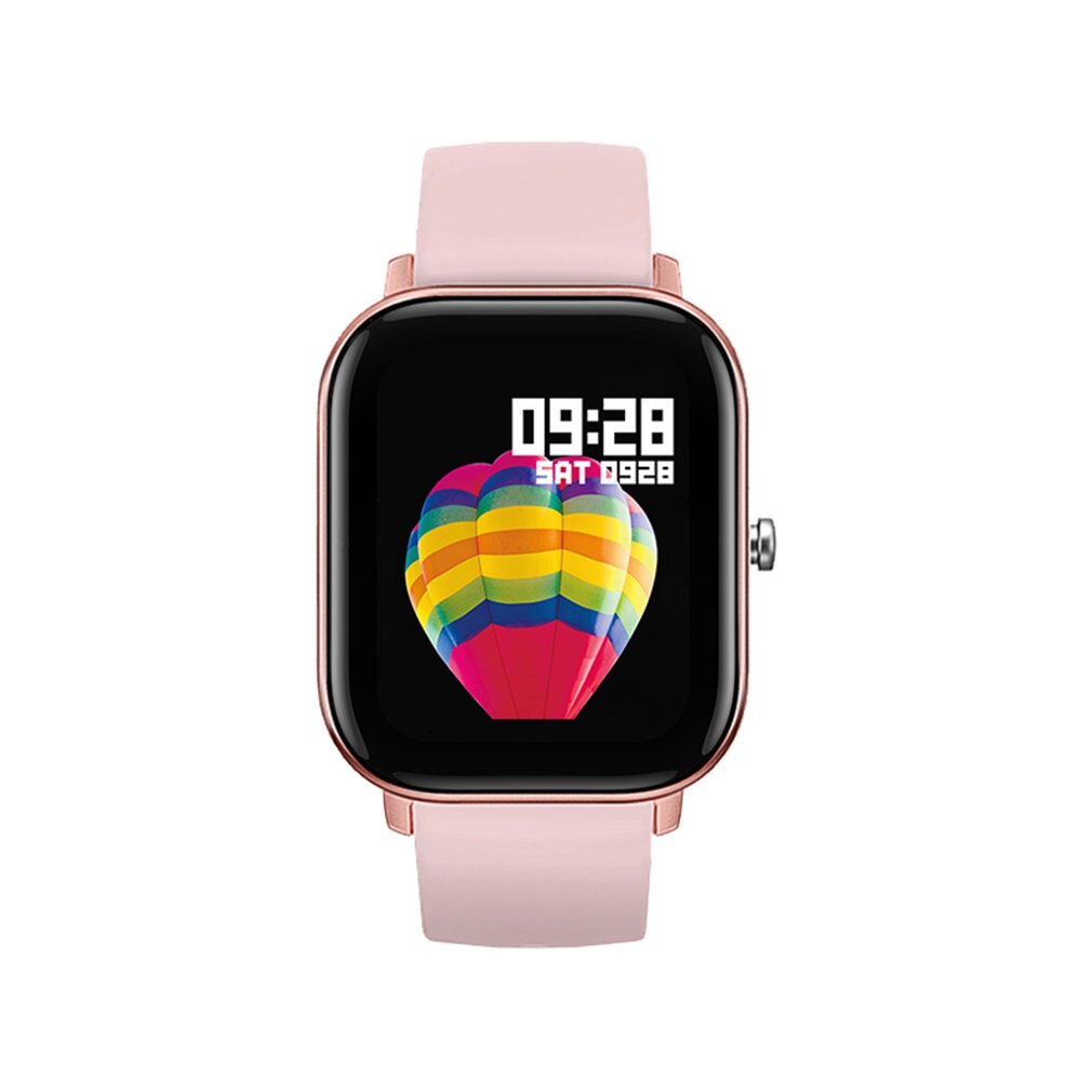 P8 IP67 Waterdicht 1.4 Inch Full Touch Screen Hartslag Bloed Smart Sport Horloge