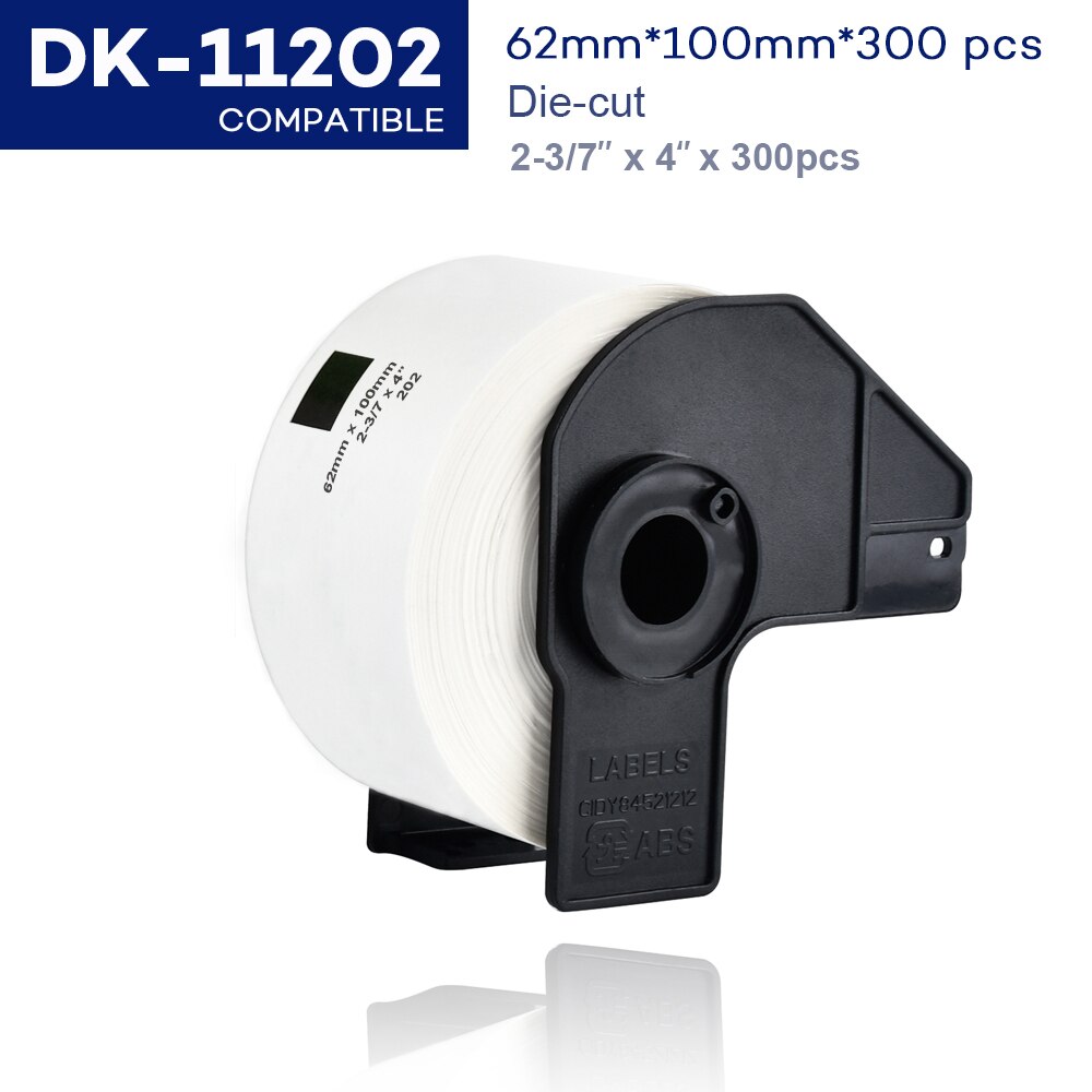 1Roll DK Series Thermal Paper Compatible for Brother Label Printer White Paper DK22205 DK-22205 DK-11201 DK-11208 DK-11204: DK-11202