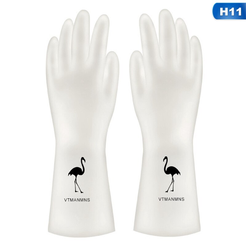 Washing Gloves Women Waterproof Rubber Latex Thin Kitchen Laundry Plastic Cleaning Dishes Household Chores Kitchen Tools: 11-M