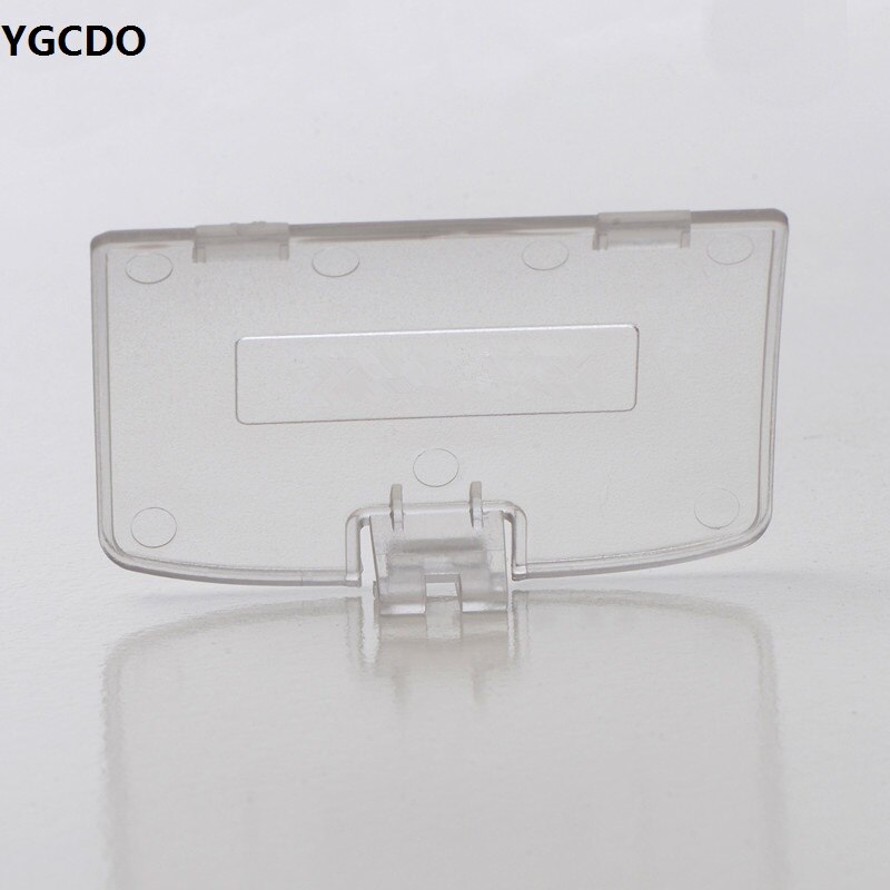 Fzqweg 2 stuks voor gameboy color doorzichtige vervangende batterijklep gbc-klep