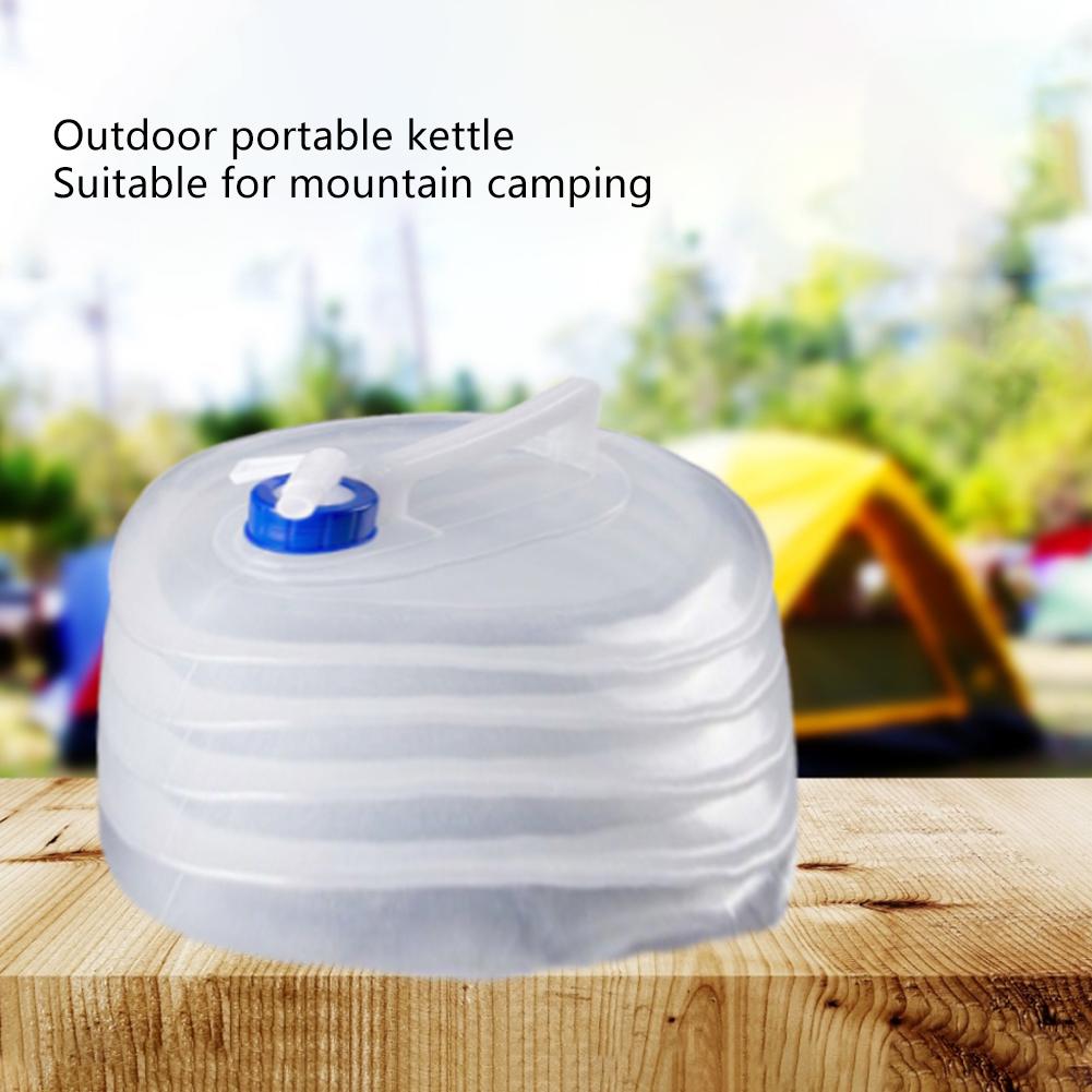 Bolsa de agua plegable de 3L, bolsa de agua plegable, contenedor de Camping, senderismo, exterior, bolsa de soporte de almacenamiento portátil de supervivencia de agua