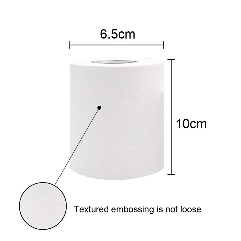 Paper Towels For Household Soft Strong Kitchen Paper Towels Wood White 6 Rolls 4 Layers 310g IN STOCK Fast