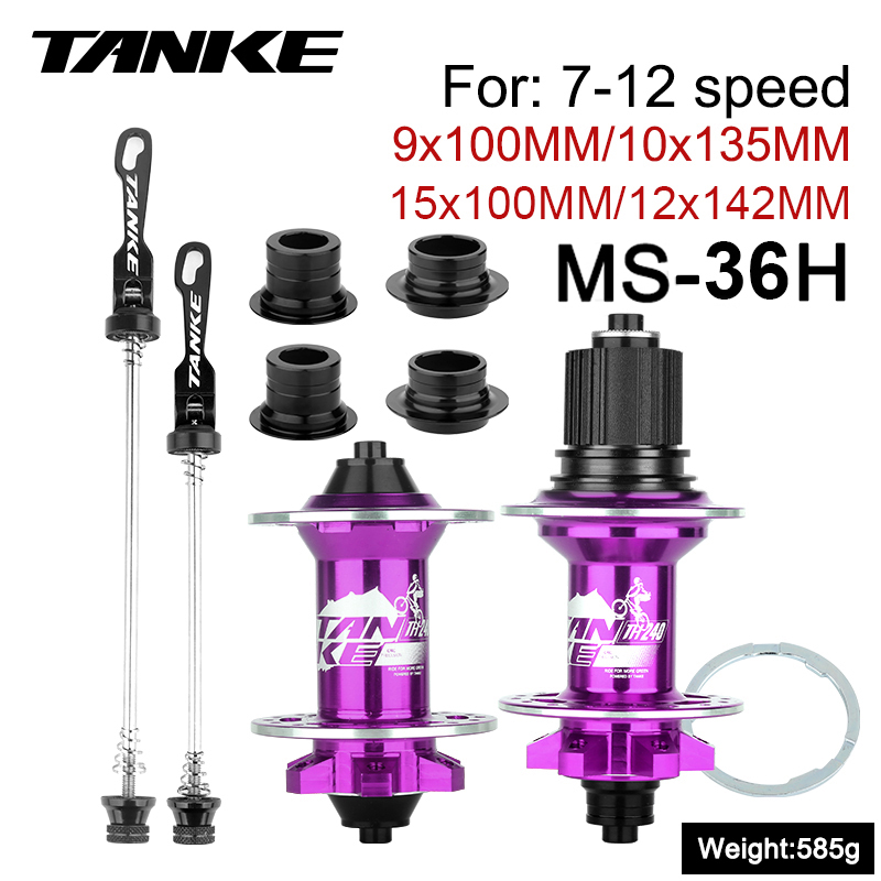 Mozzo TANKE-MTB, 36 fori 6 artigli 108 clic NBK, cuscinetto sigillato, mozzo freno a discoteca in lega di alluminio per montagna bicicletta, mozzo 7,8,9,10,11,12 velocità: Colore rosa