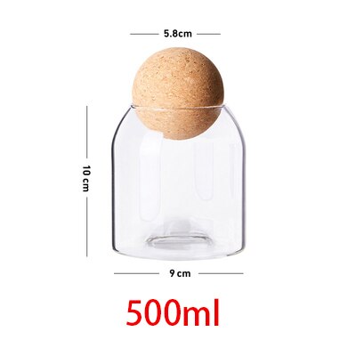 Koffie Blikjes, Verzegelde Blikken, Koffiebonen Behoud Blikjes, Kurk, Glazen Flessen, Opslagtanks graan Opslag Tanks: 500ML