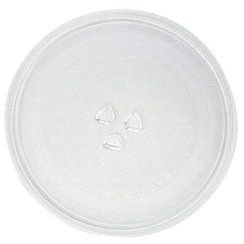 Microwave Plate Spare Microwave Dish Durable Universal Microwave Turntable Glass Plate Round Replacement Plate: Default Title