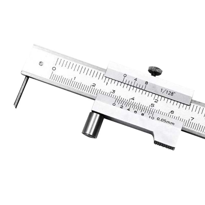 Calibrador Vernier para marcado, aguja de carburo con trazador de carburo, marcado paralelo, 0-200mm