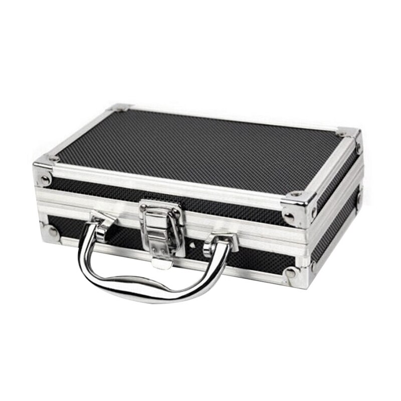 Portable Aluminum Toolbox Safety Equipment Toolbox Instrument Case Storage Case Suitcase Impact Resistant Case