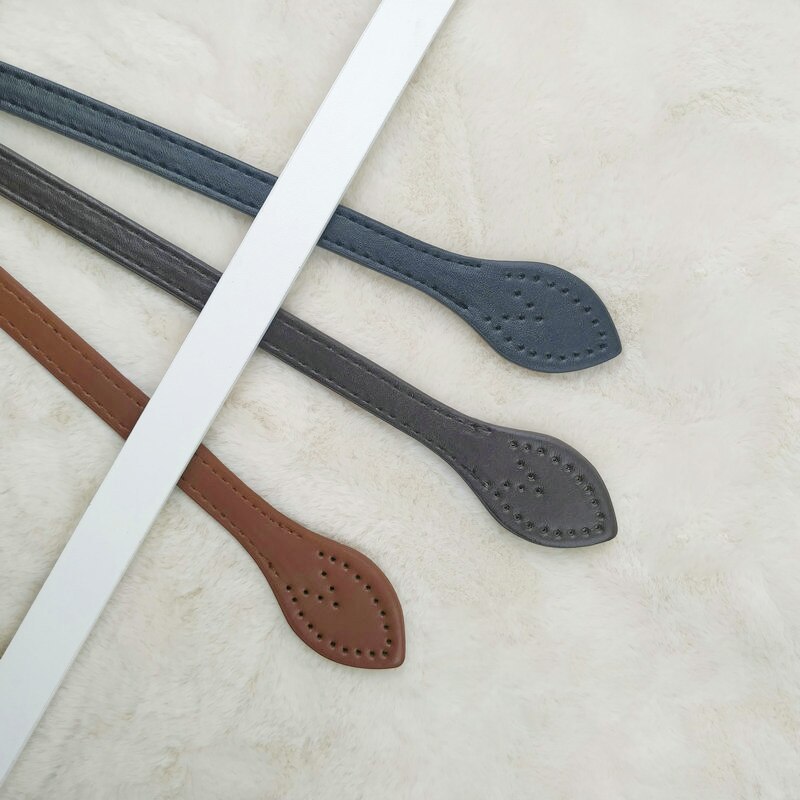 61cm Bags Straps Handbag Slim Handles Replacement for Handbag Strap DIY Accessories Bag Straps PU Leather Bag Straps Handle Belt