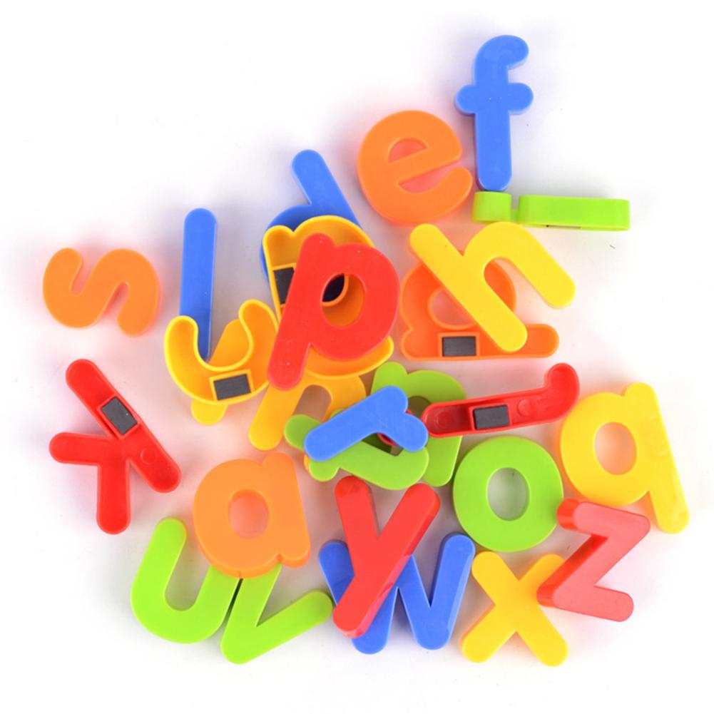 Pädagogisches Spielzeug Für freundlicher Mehrfarbig Magnet Zahlen Klein Aktivierten knapp Alphabet Kühlschrank Magnet Lernen Bildung freundlicher