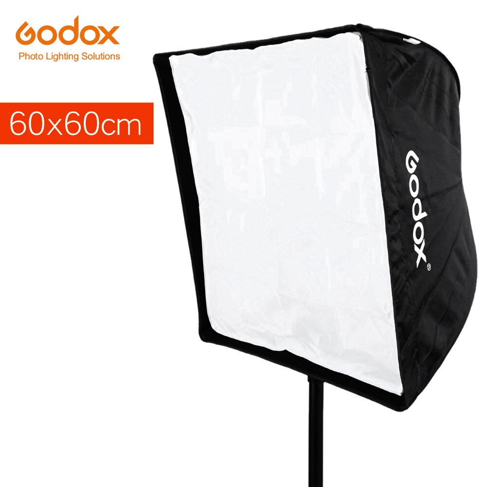 Godox Draagbare 60x60 cm 24 * 24in Fotostudio Paraplu Softbox Reflector voor Flash Speedlight