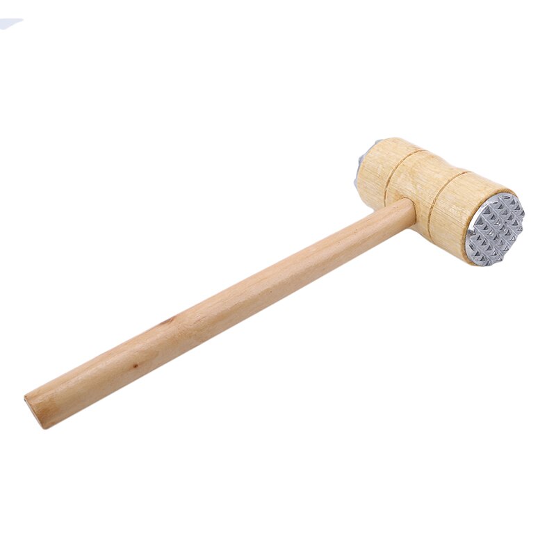 1PC Practical Wooden Double-Sided Knocking Hammer For Steak Tender Meat Tools Cookware Kitchen Accessories