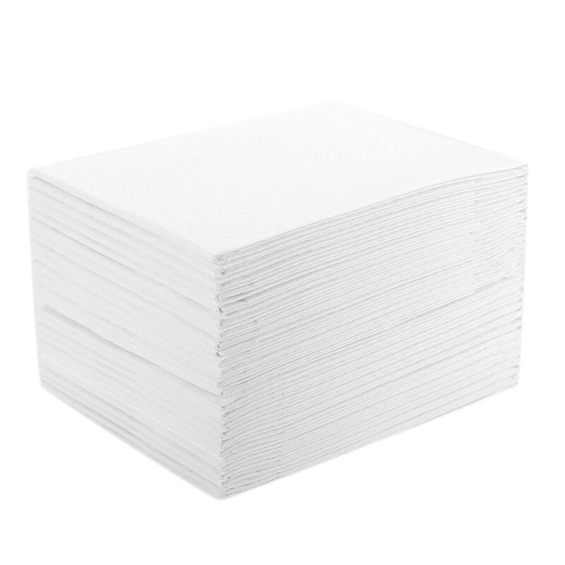 35 Pecies/Pack coussin de soins pour adultes, couches d'allaitement jetables, 60X60cm, tapis de vêlage maternels: White