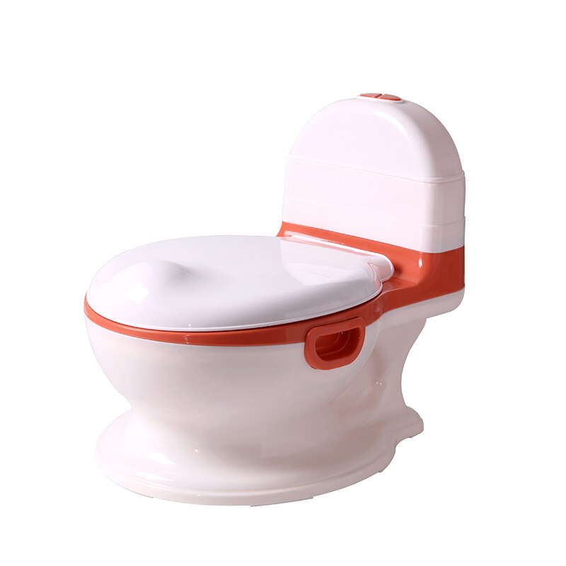 Nouvelle Simulation bébé Pot toilette enfant Pot formation filles garçon toilette enfants chaise siège de toilette Pot pour enfants: red PVC cushion