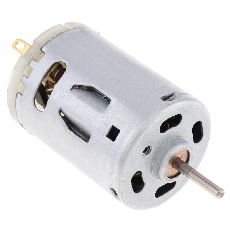 385 motore ad alta velocità elettrico DC 12V 18V 24V 11000 giri/min 16500 giri/min 21500 giri/min invertiti PWM DC6V-24V motore fai da te tecnologia modello RS385