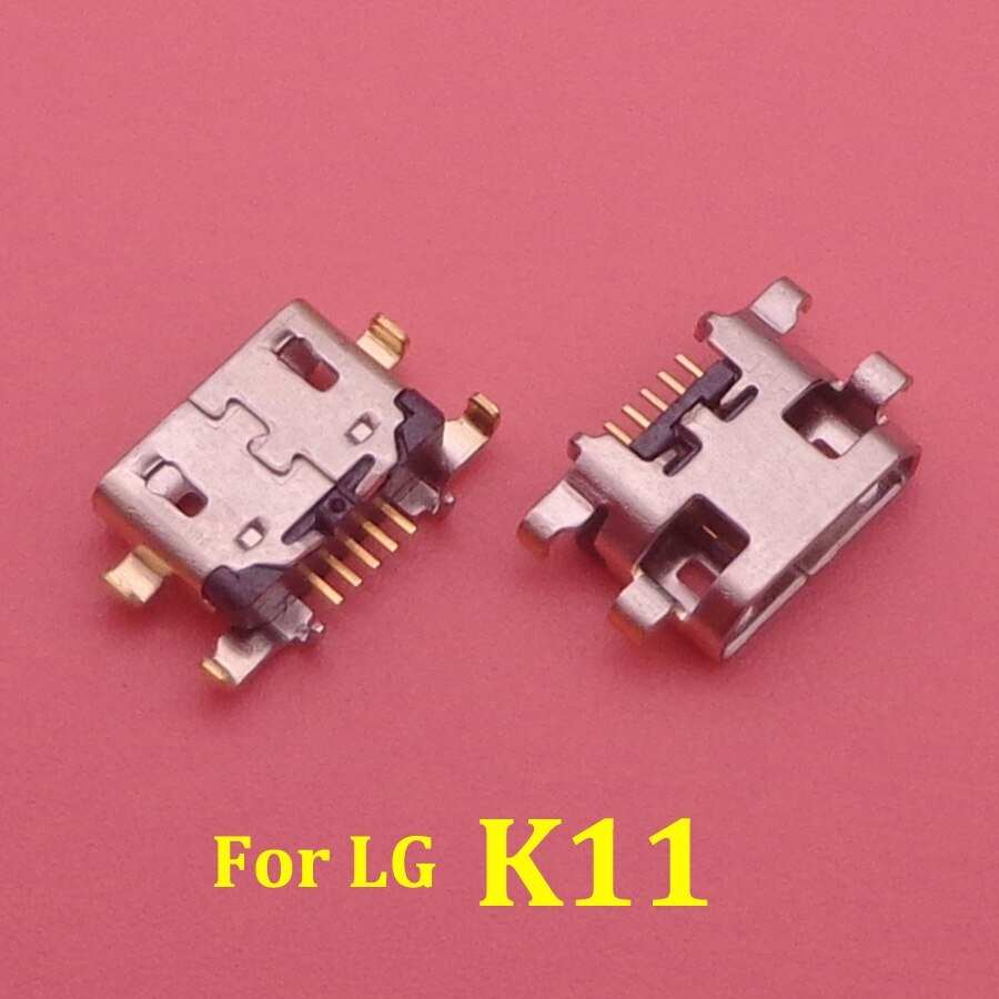 100 Teile/los USB Ladung Hafen Verbinder Aufladen Jack Buchse Dock Für LG K9 K11 K4 K10 K8 K12 Plus K50 K50s Q60