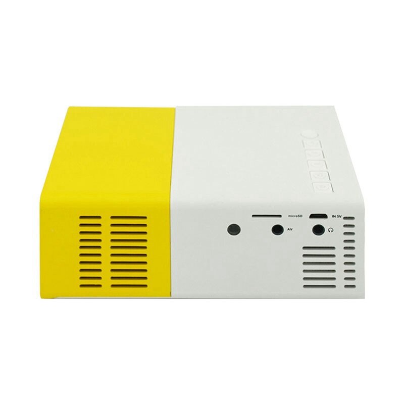 Mini Portable Projector FHD 1080P Smart Correction with Built-in Speakers for Home Audiovisual