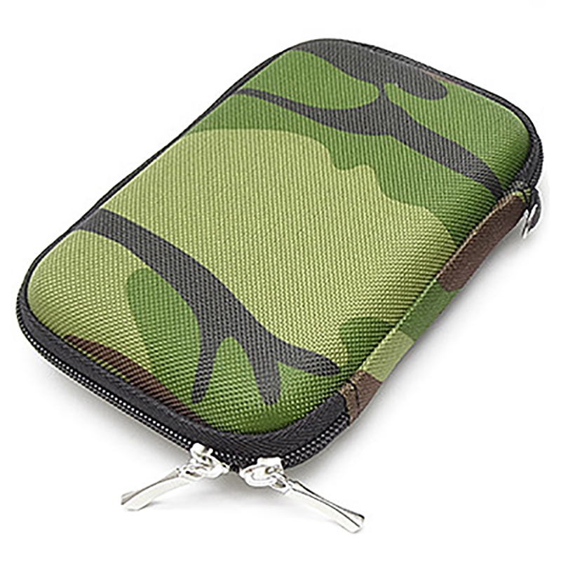 GUANHE Camouflage 2.5-Inch Hard Disk Package Mobile Power Protection Cover Charging Treasure U Disk Headset Data Cable Storage