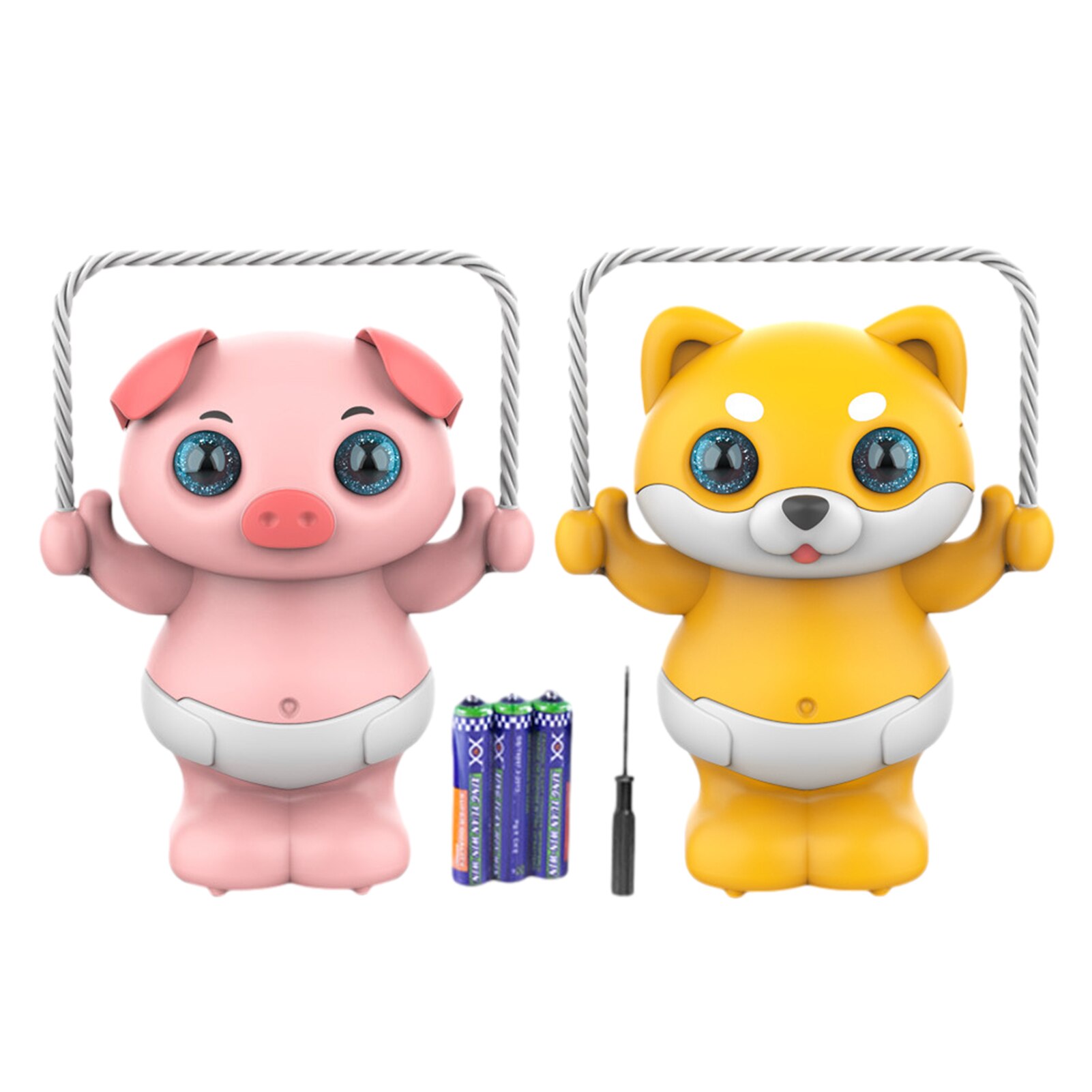 Cute Musical Skipping Rope Animal Toy With Lights And Sounds educational Voice Control Light Music For Kids Children